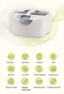 CD 4820 Ultrasonic Cleaner 2500ml Capacity 705x1024 1 کهربا الکترونیک قطعات الکترونیک، لوازم اندازه گیری، ابزار و باتری